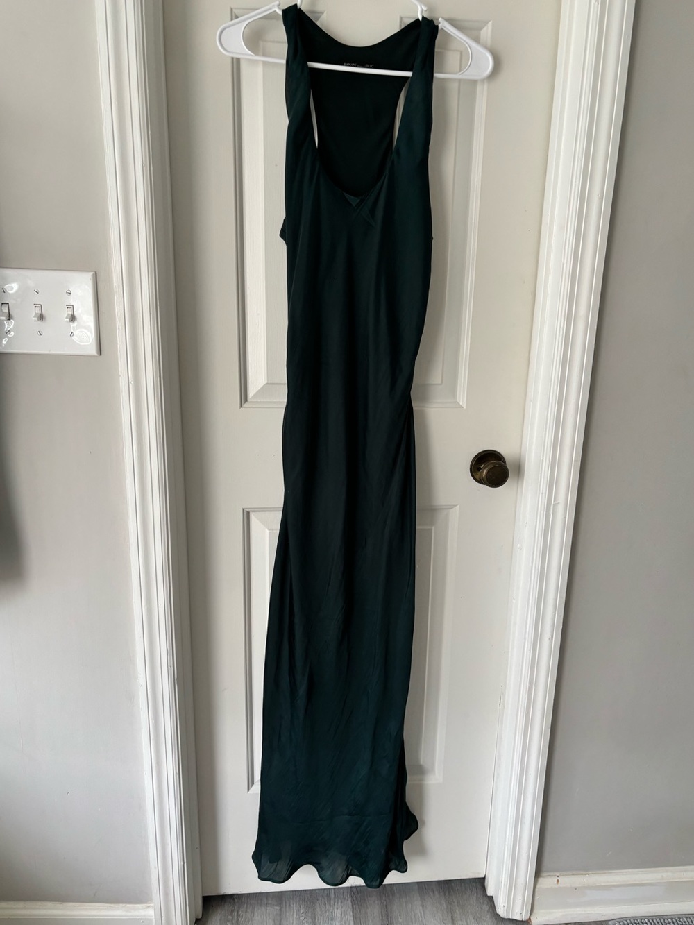 Banana Republic Emerald Green Slip Maxi Dress - Picture 2 of 8